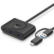 [does not apply] UGreen USB 3.0 Hub With Type C port Black 1M 40850