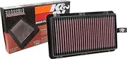 K&N 33-3064 Replacement High Flow Air Filter for 2023 Hyundai Palisade 2.2L L4 Diesel