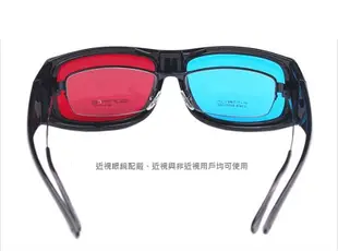 3D眼鏡 (2隻1組)電視電腦專用3D立體眼鏡紅藍3D眼鏡紅藍眼鏡平板電腦 小米盒子 4K MXIII 智慧電視盒