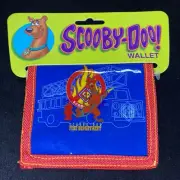 New Scooby-Doo Fireman/ Truck Blue Bifold Wallet- Cartoon Network