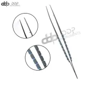 TITANIUM RINGTIP FORCEPS ENT PLASTIC SURGERY MICRO FINE WHOLE RING TIP T.T-180