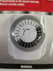 UTILITECH Timer Temporizador Indoor Electrical Plug In~1 OUTLET~24HR Repeat~NEW!
