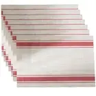 Dining Table Placemats Set of 6 Heat Resistant PVC Mats Easy to Maintain