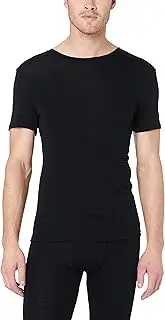 [baselayers] Men's Pure Australian Merino Wool Thermal T-Shirt 200gsm 1x1 Rib