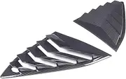 Compatible For Chevrolet Corvette C8 2020-2023 Car Rear Side Window Louvers Air Vent Shades Cover Trim Accessories Parts ABS Carbon Fiber