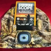 Night Scope Fleece Lined Beanie Hat Cap Headwear USB Rechargeable LED Light