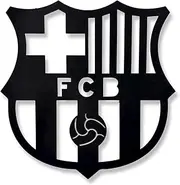 DIGIDU Barcelona Coat of Arms, Home Decor, Room Decoration, Modern Living Room, Football, Gift Football, Coaching, Original Gift (Barcelona)