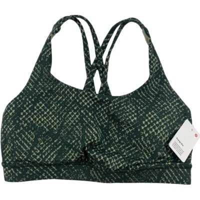 Lululemon Women's Energy Bra RJRR Yoga Running Sports Top Brand New US 8 UK 12