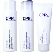 Vitafive CPR Always Blonde Toning Shampoo Conditioner 300ml and Treatment 170ml Trio