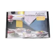Antree Pasta Maker Attachment For KitchenAid Stand Mixers 3 in 1 Set White