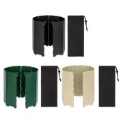 Camping Stove Windscreen, Wind Screen Cooker Portable Folding Stove Wind Shield