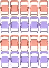 Respicefinem Light Foldable Chair Phone Stand 18. 0×13. 0×7. 20Pcs Chair Phone Foldable Vibrant Color Space Saving Folding Chair for Home Travel Office Folding Chair Light