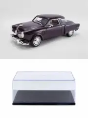 DIECAST CAR W/DISPLAY CASE 1951 STUDEBAKER CHAMPION BURGUNDY A1809201 1/18