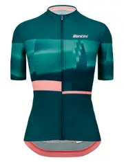 Santini Mirage Women's Jersey - Teal Size XL