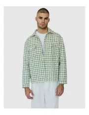 [Justin Cassin] Elliot Patterned Jacket in Green