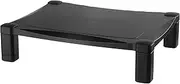 Kantek Single Level Height-Adjustable Monitor/Laptop Stand, 17 X 13 X 3 to 6-1/2 Inches, Black (MS400)