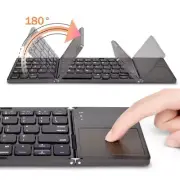 Wireless Folding Keyboard Bluetooth Keyboard With Touchpad For Windows, Android