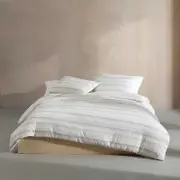 Calvin Klein Strie Stripe 3 Piece Comforter Set, King