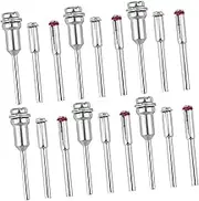 CHILDWEET Rotary Tool Accessory Set 26pcs Mandrel Parts Steel Screw Mandrel for Cutting Arbor for Rotary Tools