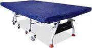 Heavy Duty Weatherproof Table Tennis Cover Universal Indoor/Outdoor Ping Pong Table Protector UV Rain Dust Resistant 110x59x1.97 Inches (Blue)