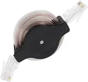 Angoily Portable 1.5m Ethernet Cable Black Extension Cord LAN Patch Cable for Gaming and Travel