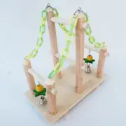 Birdcage Swings Parrot Toy Pet Training Shelf Eco-friendly Baby