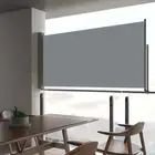 Retractable Side Awning Sun Shade Privacy Screen vidaXL 80x300 cm Grey