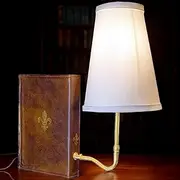 Vintage Book Lamp,Bookshelf Night Light,Book Shelf Lamp Decor,Unique Decorative Shelf Table Lamp,Bookshelf Lamps with Linen Shade,for Living Room,Home Offices,Library