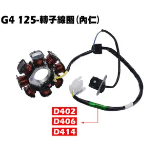 G4-轉子線圈(內仁)【正原廠零件、SD25LA、SD25LC、SD25LD、SD25LG光陽、發電機線圈】