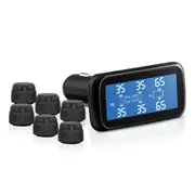 Elinz Tyre Pressure Monitoring System with 6 External Waterproof Sensors Trailer Caravan TPMS