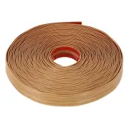Wall Corner Protectors, Self-Adhesive Edge Guard, Yellow Wood 0.08"x0.8"x33 ft