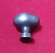 1-3/16" Dia. Cabinet Football Knob Pull Oil Rubbed Bronze Bordeaux Collection