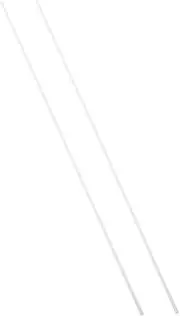 VINTORKY 2pcs Kiln Hanging Rods for Ceramic Jewelry High Temperature Resistant Corundum Tube Burning Rods Prevent Jewelry Sticking for Pottery Crafts and Bead Firing