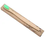 Bamboo Toothbrush Biodegradable Soft Eco friendly Nylon Bristles 6 Colors Toothbrushes(Green)