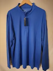 Nike Golf Dri-FIT Victory Men's 1/4 Zip, Size 2XL Game Royal (BV0398-480) Nwt