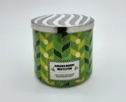 BATH & BODY WORKS GOLDEN BERRY MISTLETOE SOY WAX 14.5 OZ LARGE 3-WICK CANDLE