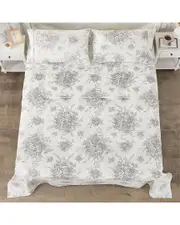 Melange Home 400 Thread Count Toile Sheet Set