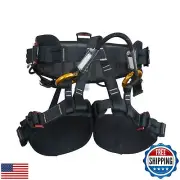SOB Climbing Harness, Half Body Tree Climbing Harness Men,Thicken Widen Prote