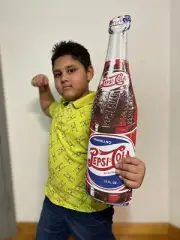 3D pepsi cola bottle sign Size-21”6.5”