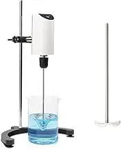 ONiLAB Lab Analog Overhead Stirrer, OLED Digital Overhead Stirrer, 10L Capacity, 200-2500rpm,Max.Viscosity 10000mpas,Overhead Mixer with Support Stand&Two Stirring Rods