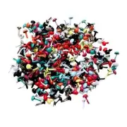 100pcs Paper Fasteners Brads Metal Round Fasteners Scrapbooking DIY Supplies