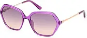 [GUESS] GU00134 81Z Shiny Violet 55/16/140 Women's Sunglasses, 81z Shiny Violet, 55/16/140