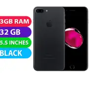 Apple iPhone 7+ Plus (32GB, Black) - Refurbished (Excellent)