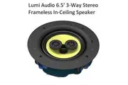 LUMI AUDIO 6.5' 3-Way Stereo Frameless In-Ceiling Speaker FLC-62