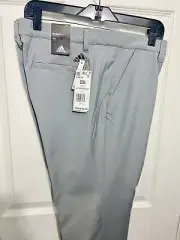 New $85 Men’s Adidas Ultimate 365 Golf Pants Grey Three Size 35x34 Taper Poly