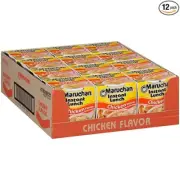 12-Packs Maruchan Chicken Instant Lunch, Ramen Noodles, Food - 2.25 oz Cup