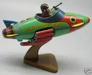 Rocket Ship Buck Rogers Police Patrol Desktop Wood Model Regular New Free Ship