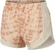 [Nike] Women's Surf to Sport Tempo Running Short Color: Guava Ice (Medium)