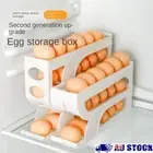 Household Egg Roller Rack Large Capacity Refrigerator Egg Storage Box