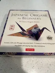 Japanese Origami for Beginners Kit by Vanda Battaglia & Francesco Decio - New